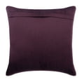 thumbnail image 3 of Pillow Covers, Plum Shams, Textured Pintucks Solid Color Pillow Shams, 24x24 inch (60x60 cm) Pillow Sham, Square Silk Pillow Sham, Pillow Shams, Modern Style, Chevron - Plum Waves, 3 of 3