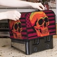 thumbnail image 7 of Lsque Skull And Flag Usa Print 4 Slice Toaster Cover , Kitchen Appliance Dustproof Protector , Toaster Protector Dustproof Kitchen Appliance Cover, 7 of 7