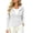 White, variant on Hurxie Women's Cropped Zip up Hoodies Long Sleeve Fitted Sweater Pullover Ribbed Knit Casual Trendy Fall Y2k Cardigans Gray,XL