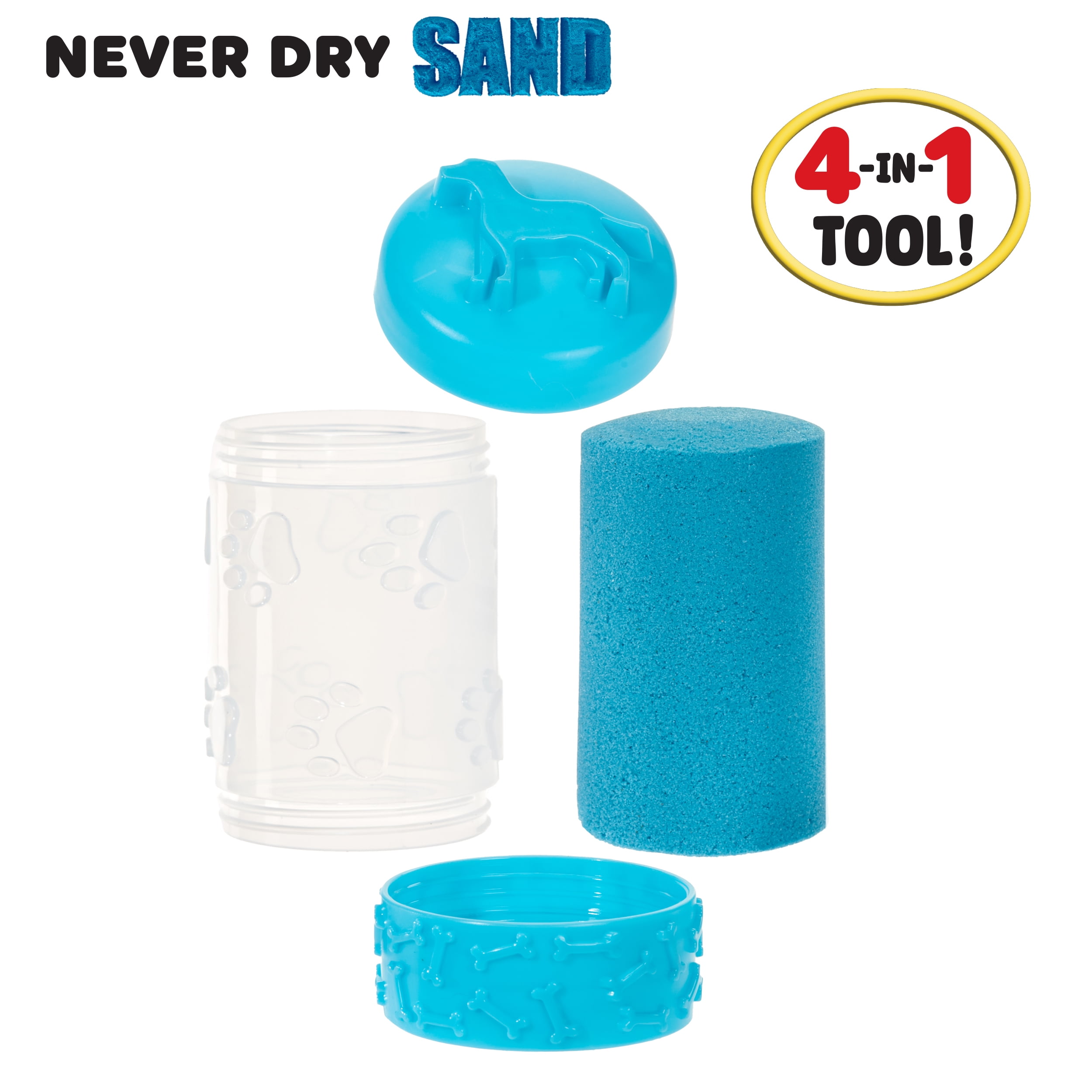 Wonder Factory Never Dry Single Sand – Blue - Never Dries Out and Gluten Free