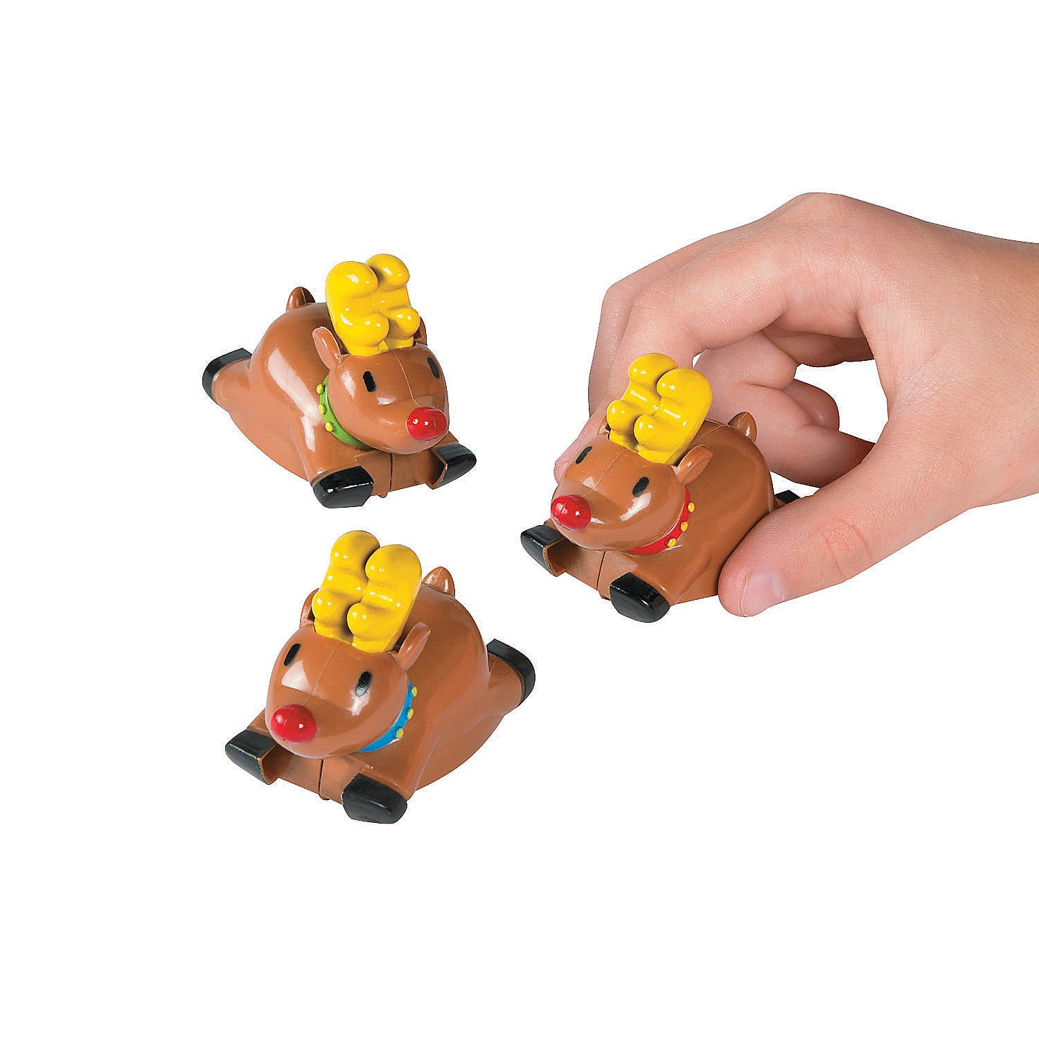 Reindeer Dasher Pullback - Party Favors - 12 Pieces
