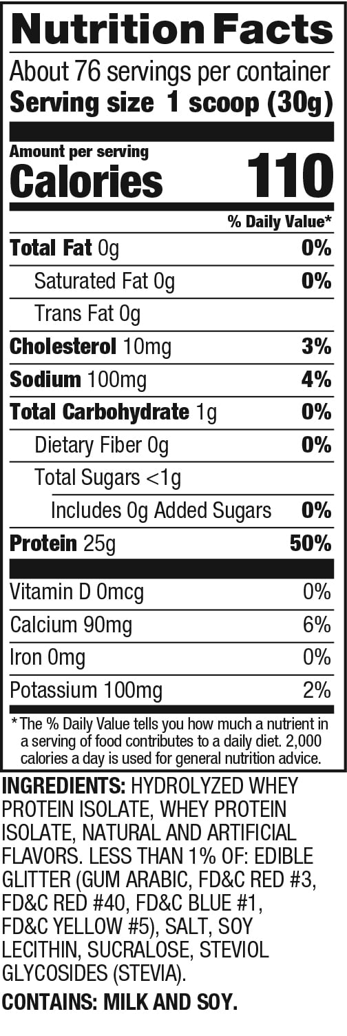 Buy Dymatize ISO100 Whey Protein Powder Isolate, Fruity ...