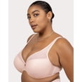 thumbnail image 2 of Curvy Couture Women's Sheer Mesh Plunge T-shirt Bra, 2 of 6