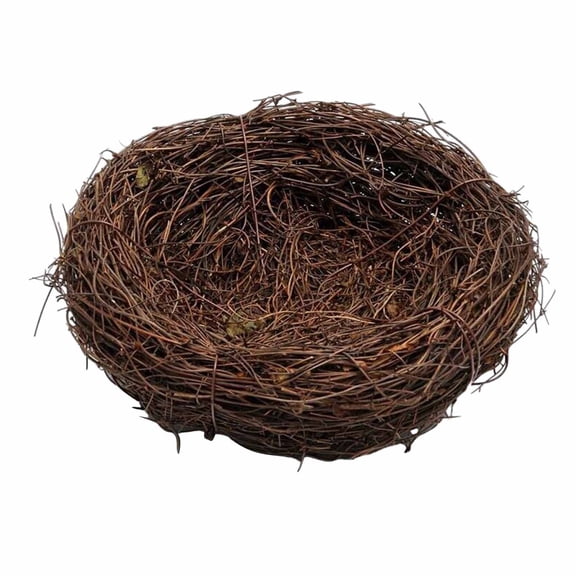 Handmade Vine Brown Bird Nest House Home Wedding Party Cute Nature Craft Holiday Decor Decoration