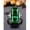 Green, variant on Green Rectangular Cut Cubic Zirconia Statement Ring In Silvertone Setting