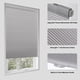 thumbnail image 2 of Persianas para Ventanas Tonature Sin Taladro Térmicas Gris Sin Cuerda, 2 of 8