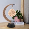 thumbnail image 4 of Sepaktakraw Moon Iron Art Decoración Luz nocturna con lámpara LED con alambre de cobre sin batería, 4 of 8