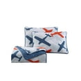thumbnail image 4 of Kute Kids 2-Piece Ultra Soft Airplane Multicolor Microfiber Reversible Quilt Set, Twin, 4 of 5