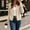 Beige, variant on Women's Ribbed Knit Zip-Up Cardigan, Long Sleeve Crew Neck Casual Jacket In Multiple Solid Colors(Pink,S)