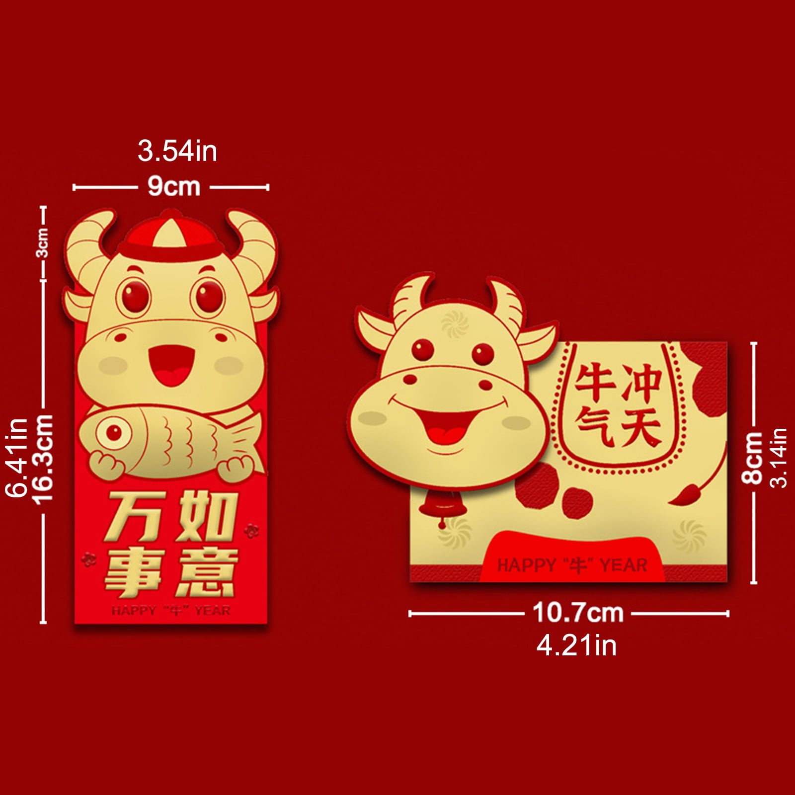Year of the Ox Red Pocket Printable – Lark and Ives