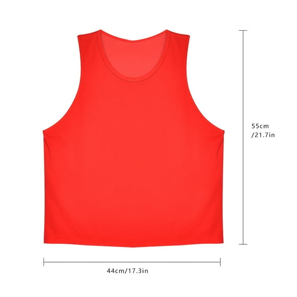 12Pcs Football Volleyball Jerseys, Breathable Practice Jersey Pennies for Kids,Youth and Adults
