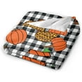 thumbnail image 2 of Thanksgiving Fall Pumpkin Throw Blanket, Cute Autumn Leaf Blanket for Adults, Soft Comfortable Pumpkins Fleece Carpet Blanket for Sofa Bed Couch, 2 of 6