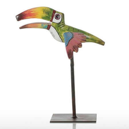 Modern Version Statue - Tooarts Tropical Bird Resin Sculpture Fiberglass Ornament Indoor Decor Statue Figurine Abstract Exaggerate Modern Art