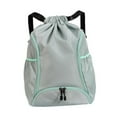 thumbnail image 2 of Bolsa de equipo de entrenamiento deportivo de mochila de baloncesto con una estación de acondicionamiento físico de la bolsa deportiva de cinturón aju Verde, 2 of 8