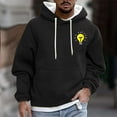 thumbnail image 5 of Txeol Fashion Hoodies for Men Cute Graphic Print Hooded Sweatshirts Long Sleeve Casual Athletic Pullover with Pocket,Black,XL, 5 of 6