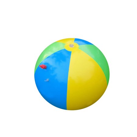 Spray Ball 30In-Diameter Inflatable Sprinkler Water Ball Outdoor Fun Toy