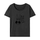 thumbnail image 1 of Camiseta básica para mujer, ropa de calle suave, Tops de verano para el trabajo, playa, viaje, calle L, 1 of 7