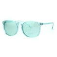 thumbnail image 2 of Pop Color Womens Round Plastic Boyfriend Hippie Sunglasses Green, 2 of 4