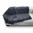 thumbnail image 3 of Duck Soft Flannel Fleece Throw Blanket, Gloomy Dark Night with an Animal Silhouette Full Moon Setting, Cozy Plush for Indoor and Outdoor Use, 70" x 90", Ceil Blue Blue Grey, by Ambesonne, 3 of 6