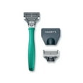 thumbnail image 2 of Harry's Razor Handle + 2 Cartridges Tropical Green, 2 of 2