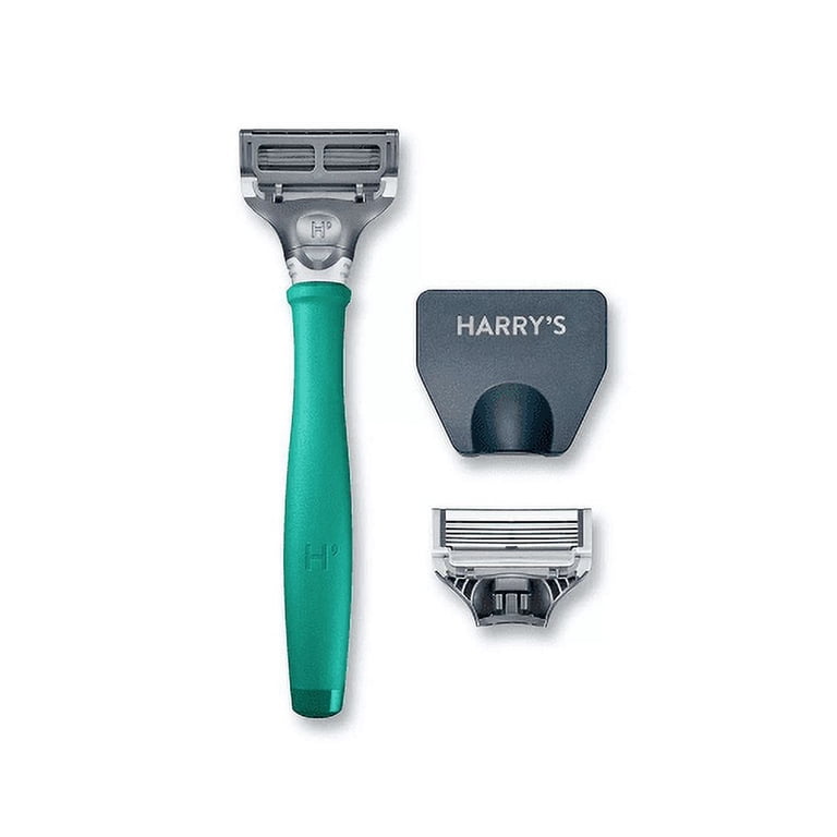 Harry's Razor Handle + 2 Cartridges Tropical Green - Walmart.com