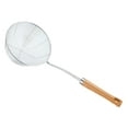thumbnail image 2 of 1PC Strainer Spider Skimmers For Kitchen Cooking,16cm/6.3Inch Spider Strainer Skimmer Ladle for Cooking and Frying, Cooking Utensils Frying Spoon with Wooden Handle, Wire Slotted Spoon for Kitchen, 2 of 4