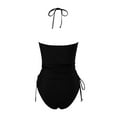 thumbnail image 5 of MKLEKYY Traje De Baño Mujer Natacion Women'S Fashion Summer Canadian Independence Day Partial Print Sexy Lace Up Two Piece Swimsuit, 5 of 5