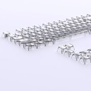 Only Keycap, Backlit Crystal Translucents Keycap 132Pcs MDAs Profile Thicken Keycaps for 61/62/68/71/81/84/