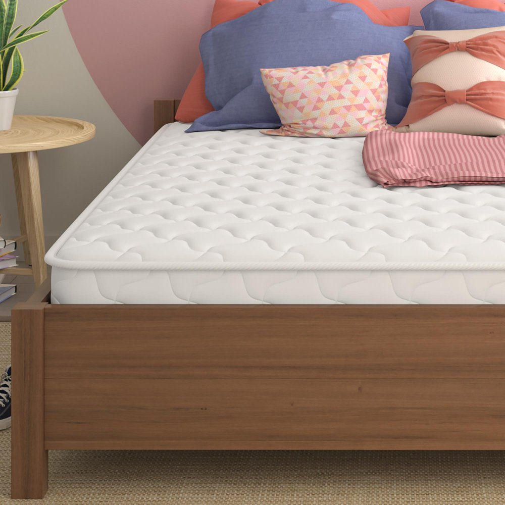 Essential 6" Reversible Coil Bunk Bed Mattress with CertiPURUS certified foam, Full Walmart