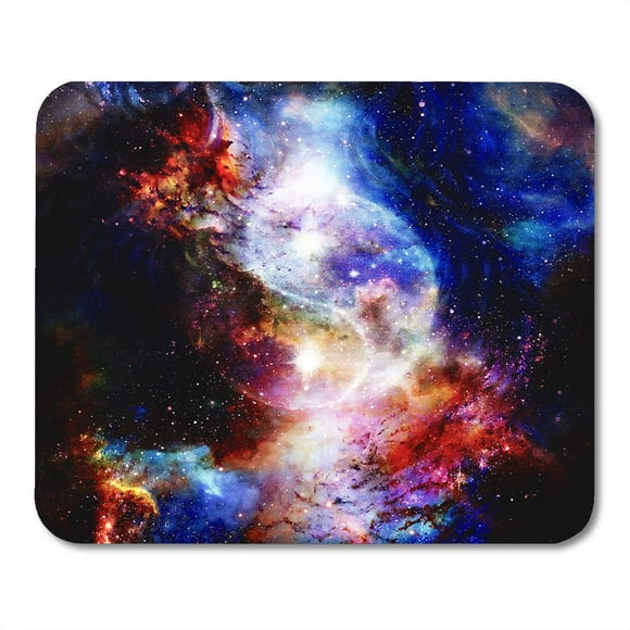 NUDECOR Watercolor Galaxy Yin Yang Symbol in Cosmic Space Life Abstract Beautiful Mousepad Mouse Pad Mouse Mat 9x10 inch