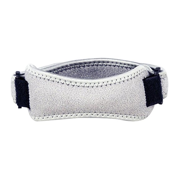 Knee Support Protective Gear Support Patellar Tendon Band Knee Pad Patella Strap for Running Tennis Soccer Basketball Outdoor Sports Grey