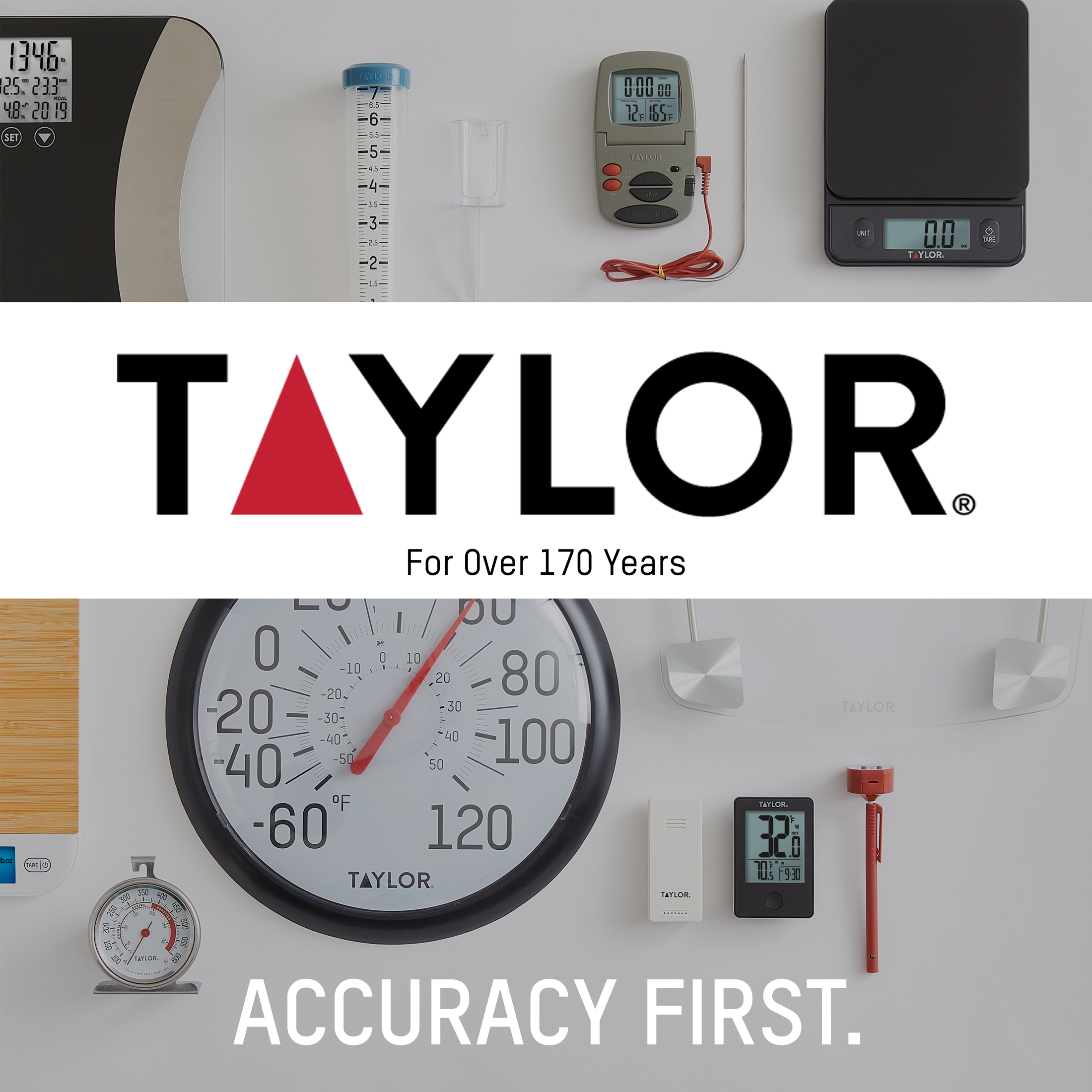 Taylor 11lb Digital Waterproof Kitchen Scale, White photo 6