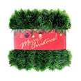 thumbnail image 2 of Christmas Garland PVC Furry Strips Festive Home & Hotel Hanging Ornament For Holiday Season, 2 of 9