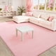 thumbnail image 2 of Area Alfombra B BENRON Soft, 150 x 210 cm, rosa, para sala de estar o dormitorio, 2 of 6