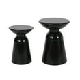 thumbnail image 2 of DUOSONG Metal S/2 End Table Black Iron Garden & Outdoor Outdoor & Patio Furniture Outdoor Tables, 2 of 11