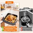 thumbnail image 3 of 11 Presets 4.5QT Air Fryer Pizza Oven with Flat Basket, Dual Heating & 360° Airflow | Viewing Window | Touch Display, Nonstick Air Fryer for Roast, Bake, Dehydrate, Microwave, Reheat & More, 3 of 5