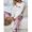 Multicolor, variant on Womens Multicolor Heart Print Flannel Pajama Set, Long Sleeve Top & Pants