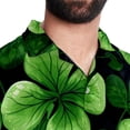 thumbnail image 5 of Saint Patrick's Day Men's Short Sleeve Casual Printed Button Down Beach Shirts - Summer Fashion Tops, 5 of 6
