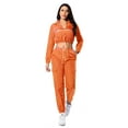 thumbnail image 4 of MintLimit Women's Casual 2 Piece Tracksuit Set Stripe Patchwork Sweatsuits Long Sleeve Sport Jogging Suit, 4 of 4