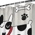 thumbnail image 3 of Bulldog Dog Shower Curtain 72"x84" ,Bathroom Decorative Shower Curtains Set with 12 Hooks,Modern Waterproof Washable Shower Curtain, 3 of 6