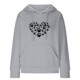 thumbnail image 4 of DPTALR Women Print Round-Neck Long Sleeve Loosen Single Sweatshirt Tops Pullover Blouse, 4 of 4
