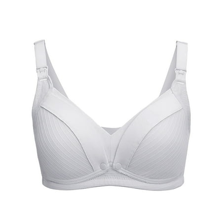 Gunia Women Maternity Bra Plus Size Nursing Bra Breastfeeding Bra Comfort Support Wireless Soft Underwear