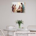 thumbnail image 4 of Christian Jesus Print Wall Art Jesus Save the Lost Lambs Canvas Painting Posters Room Aesthetic Decoration Easter Christian Catholic Wall Decor, 4 of 6