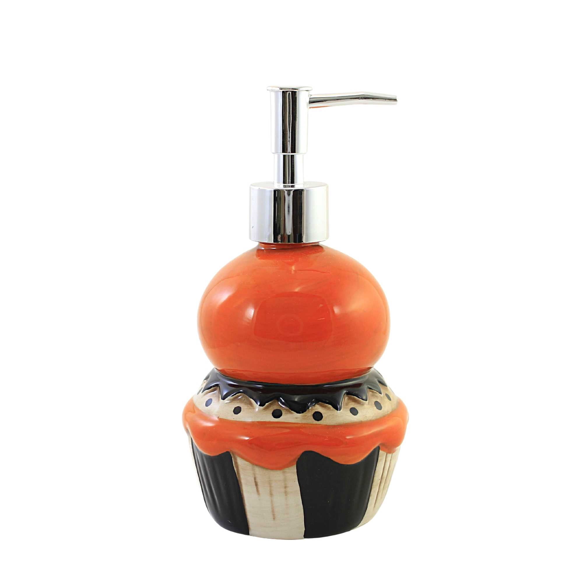 Transpac 7.00In Happy Jack Soap Dispenser, Dolomite, Halloween Johanna Parker J9690
