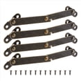 thumbnail image 3 of Mueble Caja Giratoria Plegable Tapa Soporte Bisagra Tono Bronce 4 Piezas, 3 of 9