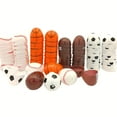 thumbnail image 5 of Tyidzon Fillable Easter Eggs, 12 Pack Plastic Easter Eggs with Sports Theme, 2.4" Snap Open Eggs for Easter Basket Fillers Eggs Hunt Party Supplies, 5 of 9