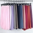 thumbnail image 5 of Pull on Elastic Waist Flowy Ballet Skirt Midi Wrap Skirt Mesh Dance Over Scarf, 5 of 20
