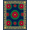 Blue, Pattern 2, variant on ODIKA 2x3 Machine Washable Non-Slip Area Rug, Festive Pine Branch Christmas Tree Skirt with Holly Berry Accents High Traffic Rug, Green, 734107