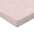 thumbnail image 4 of Ambesonne Garden Scene Fitted Sheet, Spring Boho Minimalist, California King, Rose White, 4 of 5
