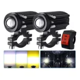 thumbnail image 1 of Par Faro Auxiliares Led Laser Blanco Amarillo Estrobo Moto, 1 of 8